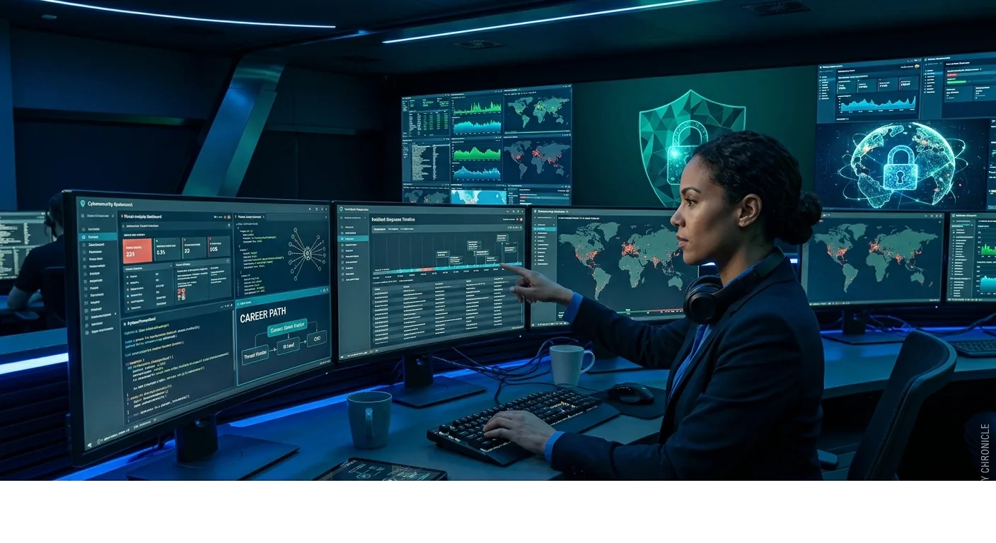 Man working in cybersecurity ICSA